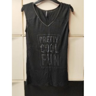 Au noir col V naf naf taille s