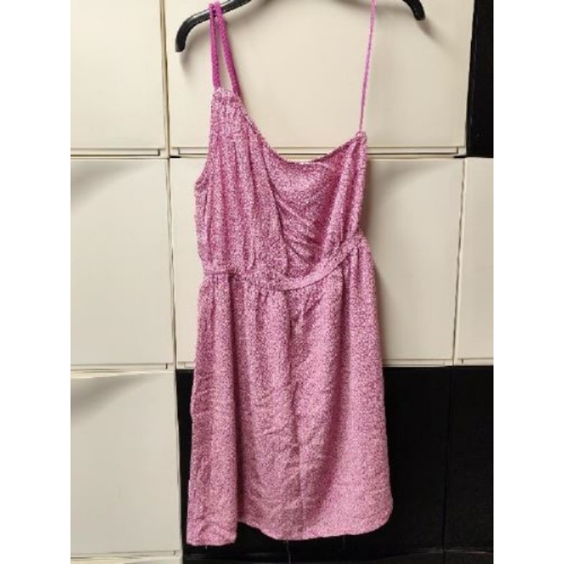 Robe violette asymétrique Etam neuve taille s