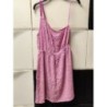 Robe violette asymétrique Etam neuve taille s