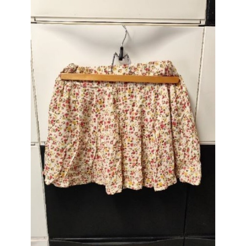 Jupe courte fleurs mim taille S 