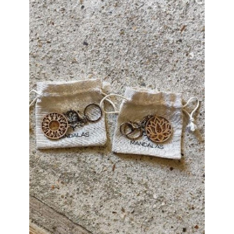 Lot porte-clés Mandalas 