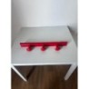 Porte-manteau mural rouge 