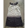 Robe Cache Cache 42 blanche et grise