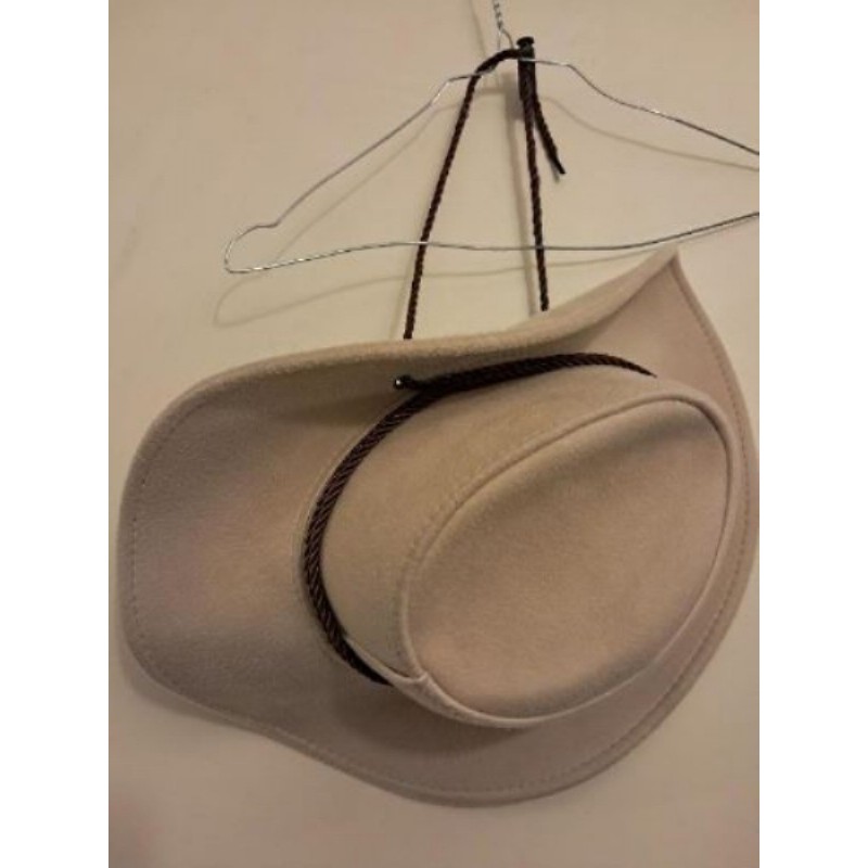 Chapeau de cowboy suédine Beige T55