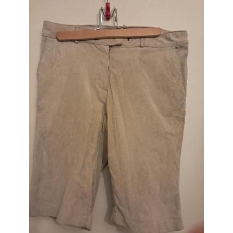 Bermuda marron clair 100% vrai cuir (Carling) T-38