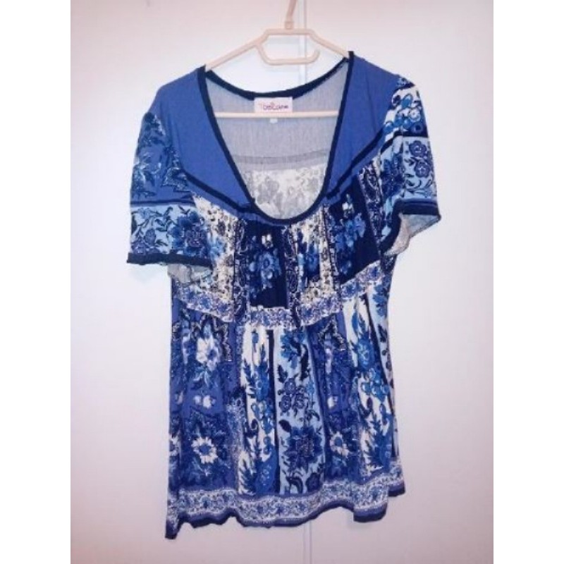 Taille 4 Toscane t shirt Bleu