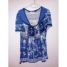 Taille 4 Toscane t shirt Bleu