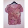 taille 46/48 t shirt voile rose in extenso