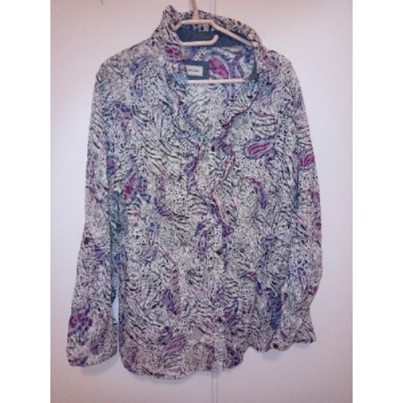 Taille 52 Chemisier Voile Canda  violet