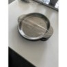 Lot de 6 mini plateaux inox 