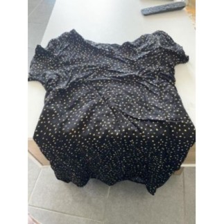 Robe noir/jaune extenso t.40