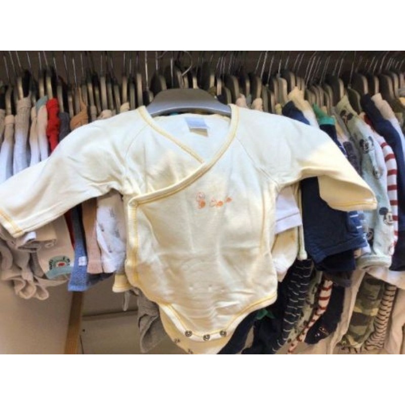 Body jaune motif tortue sans marque 3 mois