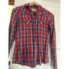 Chemise Ralph Lauren cloutée dos rouge à carreaux taille Xs