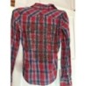 Chemise Ralph Lauren cloutée dos rouge à carreaux taille Xs