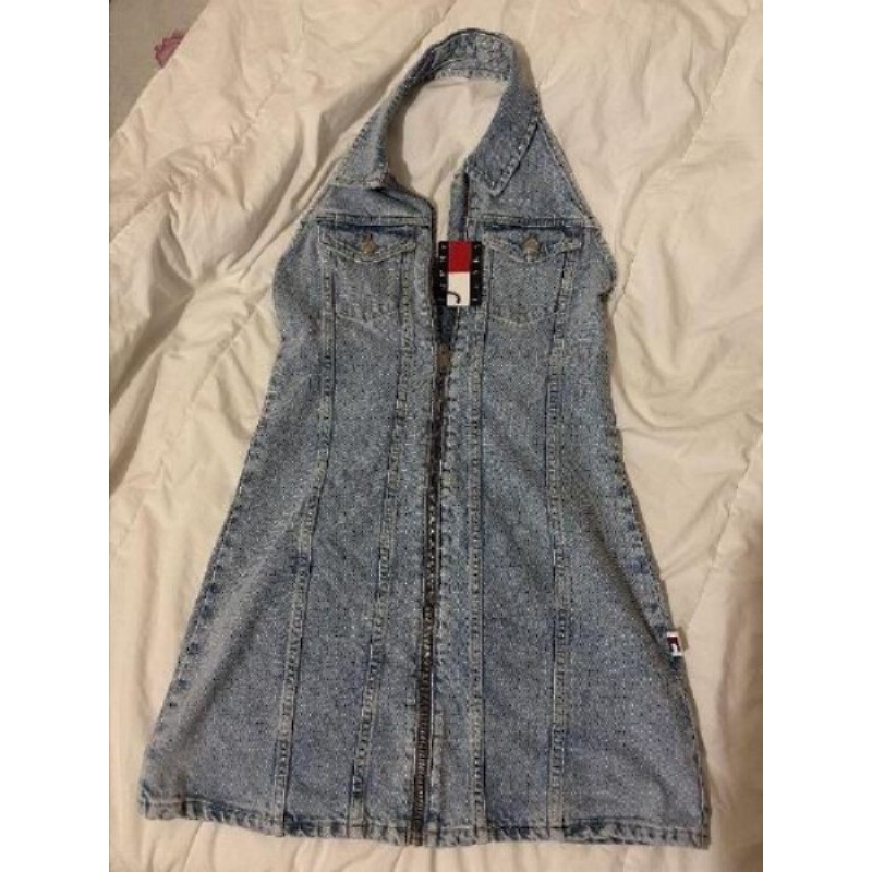 Robe TOMMY HILFIGER T36 jean bleu **NEUVE AVEC ETIQUETTE**
