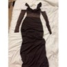 Robe longue chocolat T34~
