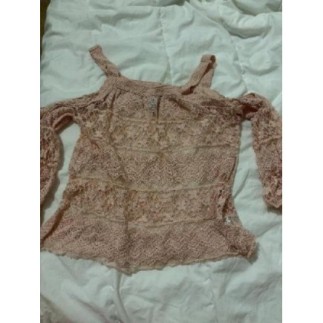 Haut T36 rose dentelle 