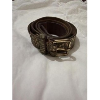 Ceinture doré/marron