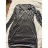 Robe SHEIN T40 gris perlé 