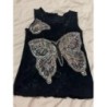 Haut T38 brodé papillon 