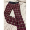 Pantalon T36 carreaux rose 