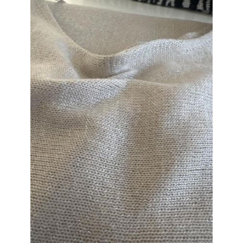 *Pull pailletté beige Jacqueline Roy Taille 1