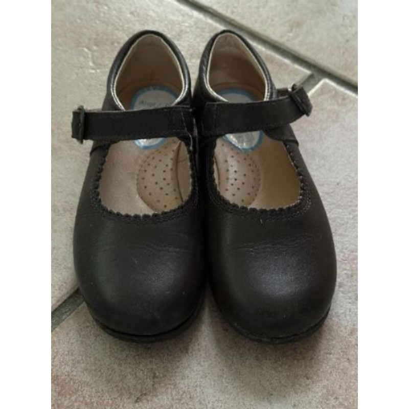 Paire de ballerines Angelios en cuir marron fabriquées en Espagne - Taille 29 (prix neuf : 45€)