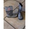 Paire de bottine en cuir taille 24 