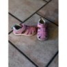 Paire de chaussures ouverte rose en cuir Jina taille 21