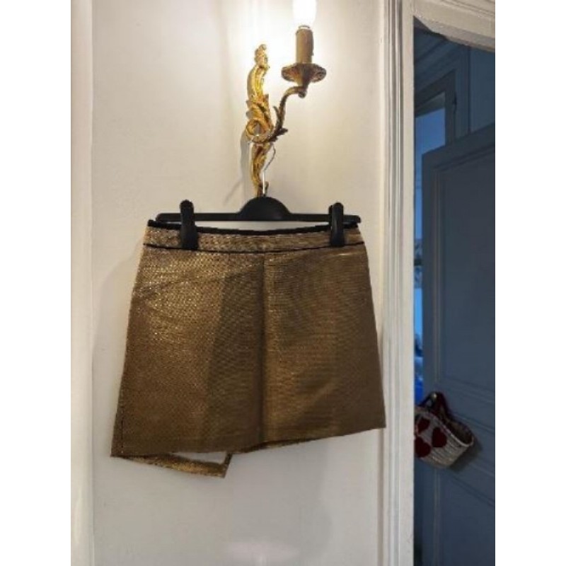 Jupe ZADIG & VOLTAIRE DELUXE - Neuve T36 Gold