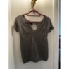 Top ZADIG & VOLTAIRE Mérinos extra fine T1 / gris