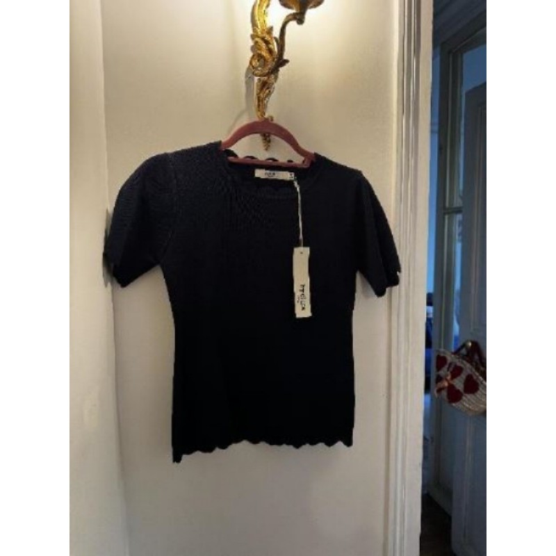 Top Bleu marine NEUF T36/38
