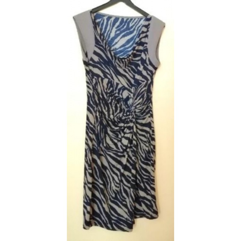 Robe Zebre Noir Beige T40 Degriffé Morgan Sans manches Jersey