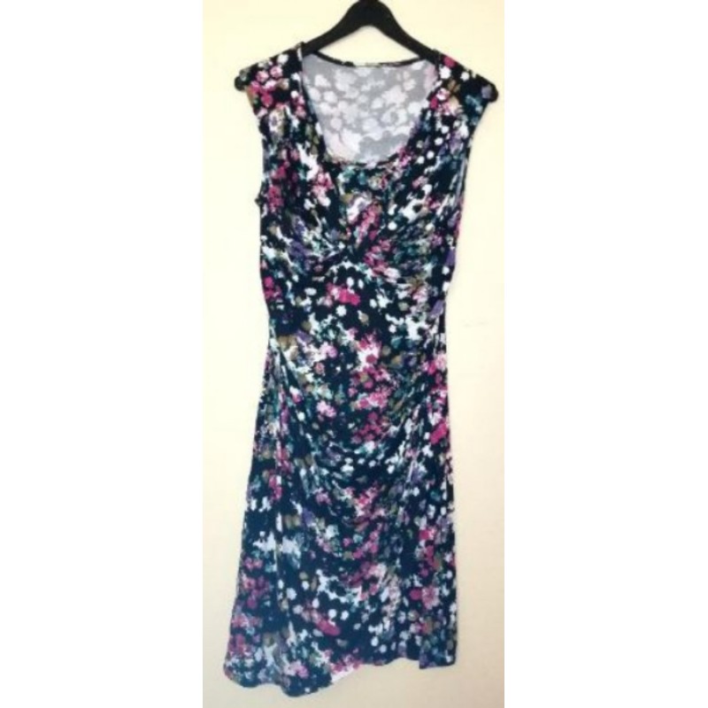 Robe Dégriff Fifille T40 Tissus Fleuri Jersey Coton