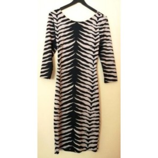 Robe Zebre Beige Noir NEUF...
