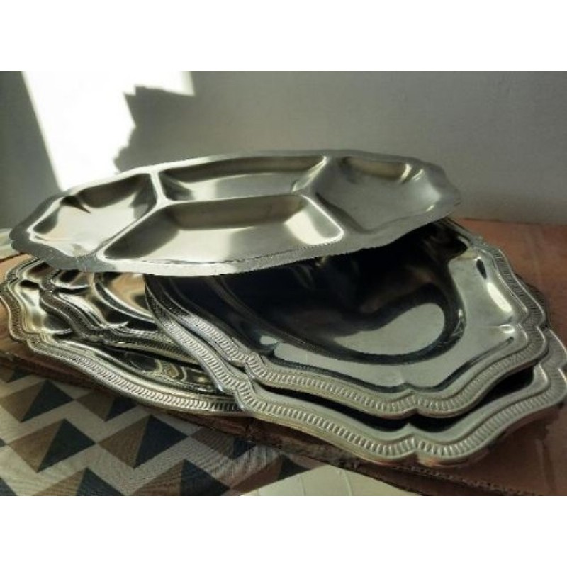 Lot 5 plats " Guy Degrene "+1 plat compartiment 