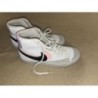 Baskets montante Nike blanche  virgule noir et rose  taille 37,5