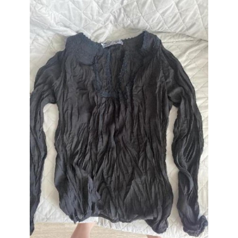 Tunique aspect froissée - Caroll- noir - taille 40