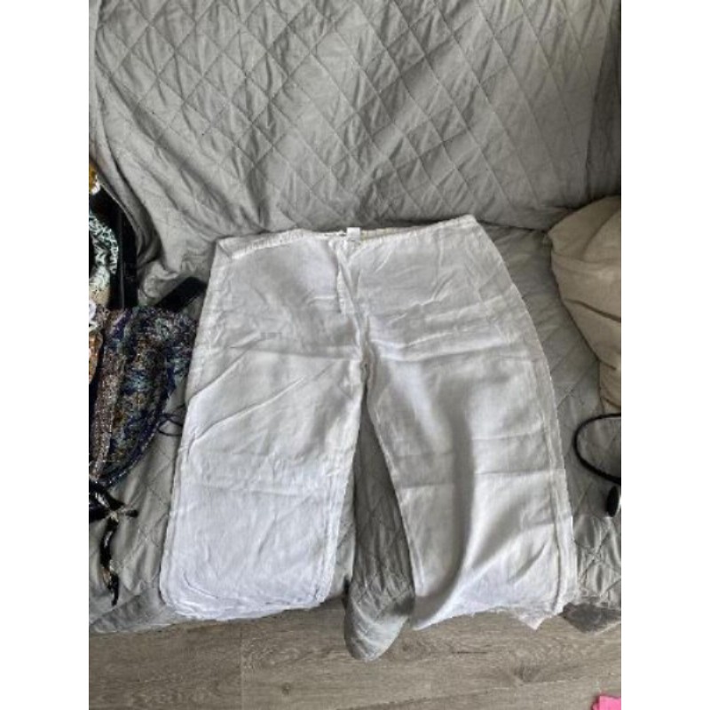 Pantalon lin blc- taille 40 - couleurs d’été 