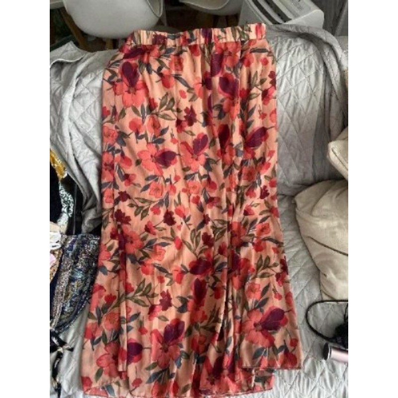 Jupe longue fleurie - taille unique 