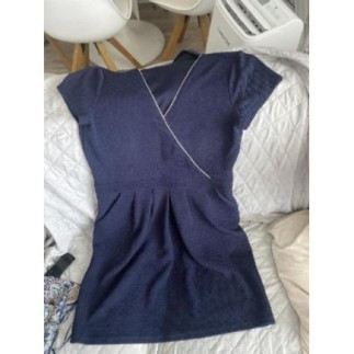 Robe courte etam - bleu...