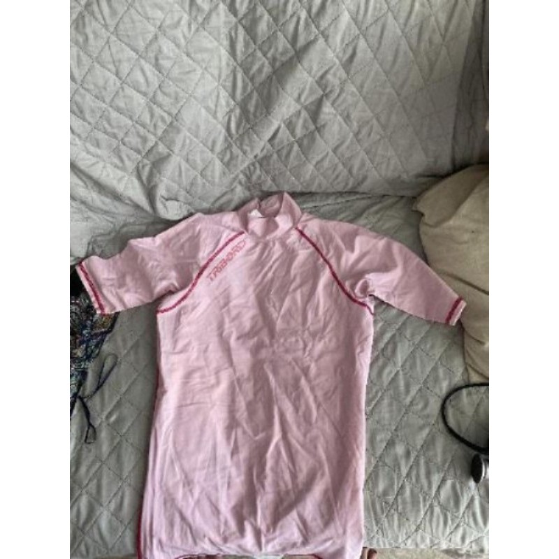 Tee-shirt anti uv decathlon - rose taille L