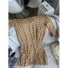 Robe promod - moutarde et oiseaux - taille 42/44