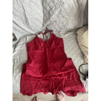 Robe lin rouge - H&M taille 44