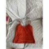 Top dos nu brassière intégrée - orange H&M taille M
