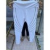 Leggin blanc et argenté