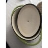 Cocotte en fonte vert