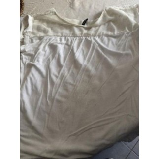 Haut naf naf L blanc 