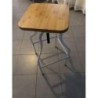 Tabouret industriel blanc 