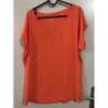 Blouse Camaïeu corail XL 